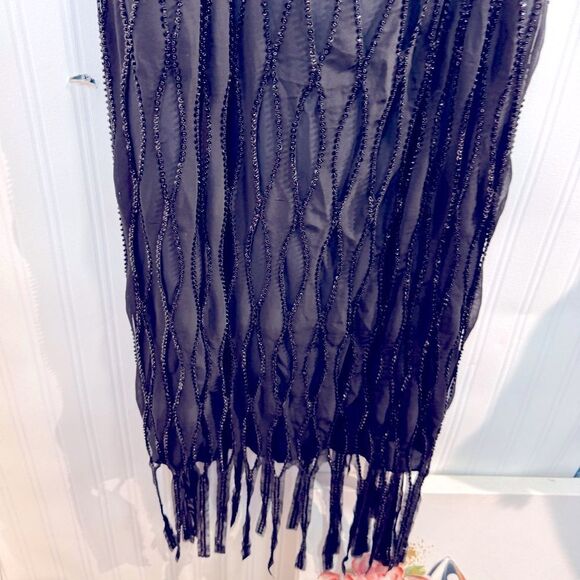 NWT ZARA ZW COLLECTION SEQUINNED
DRESS WITH FRINGE SZ M-L - Picture 8 of 11